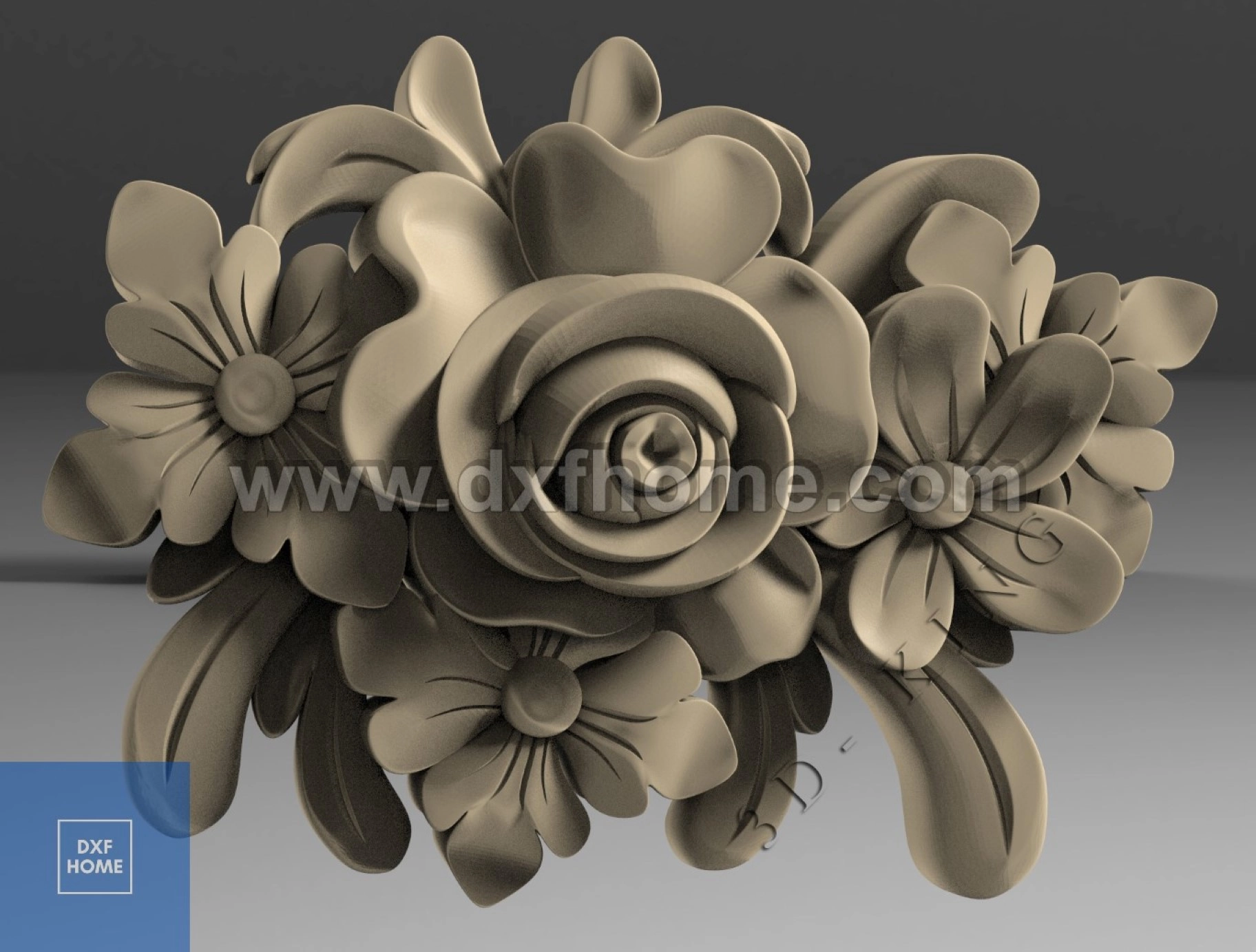 Rose Pattern STL 20 Rose Pattern STL 20