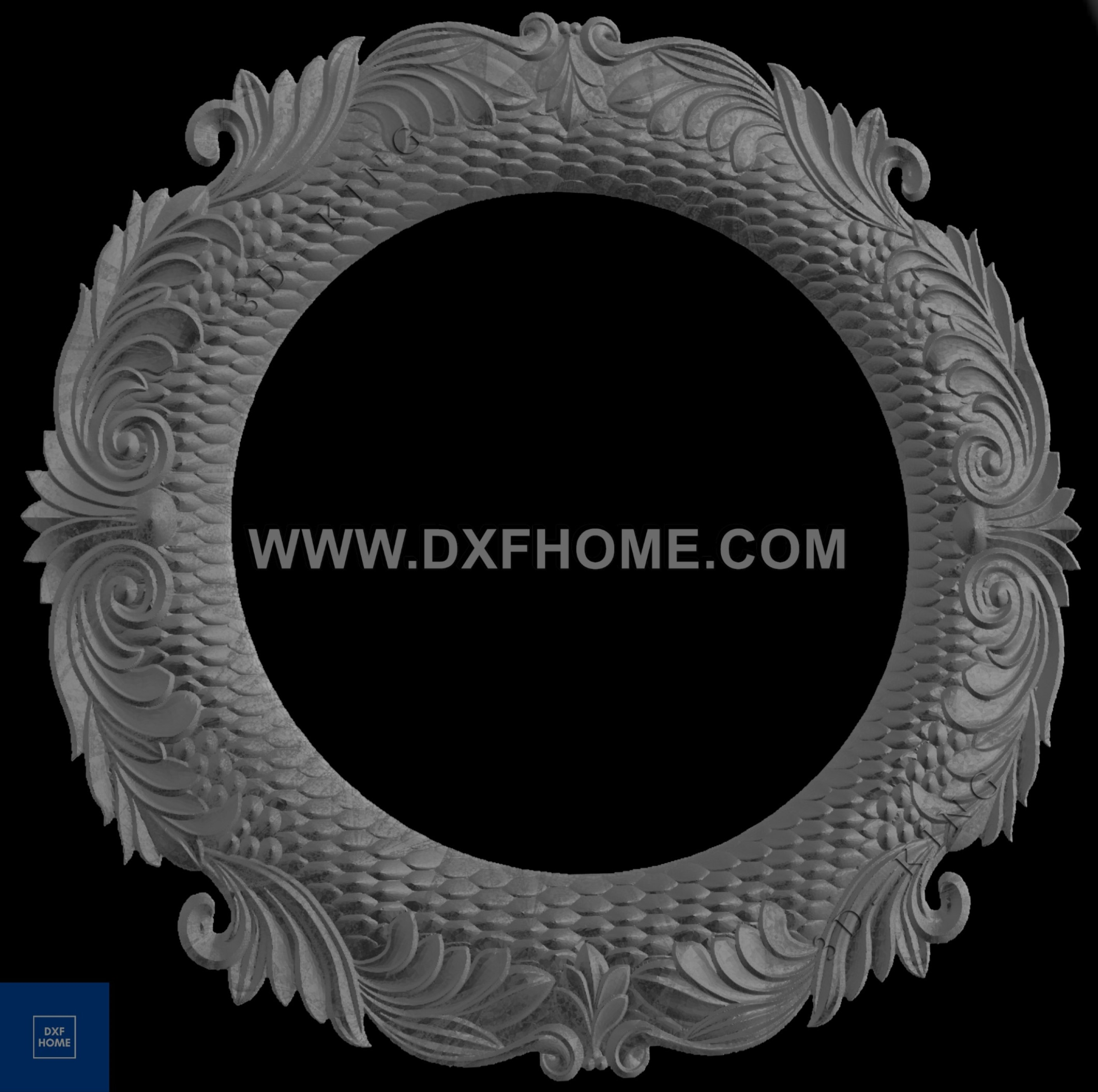 Circle Frame STL 3 Circle Frame STL 3