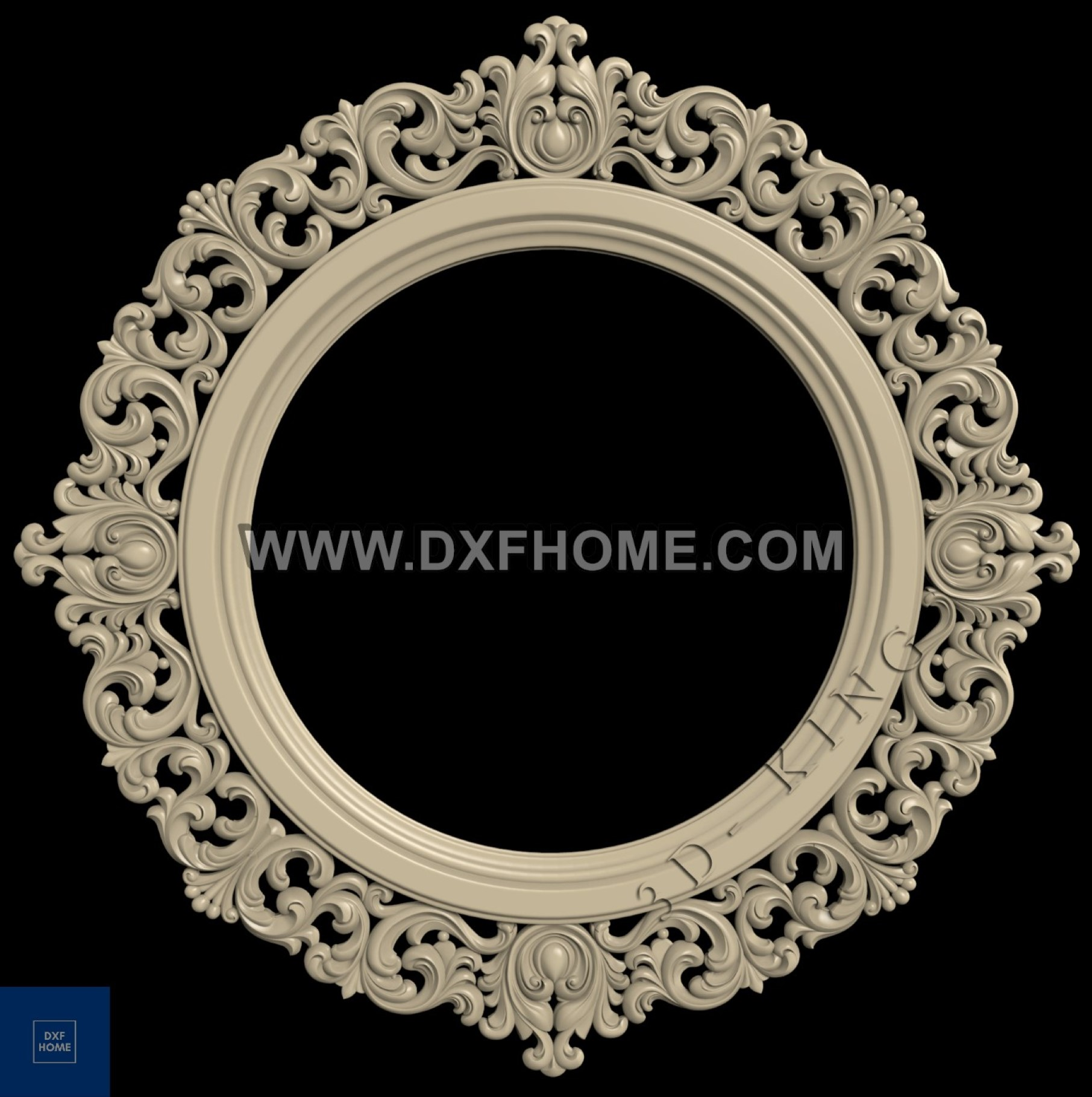 Circle Frame STL 34 Circle Frame STL 34