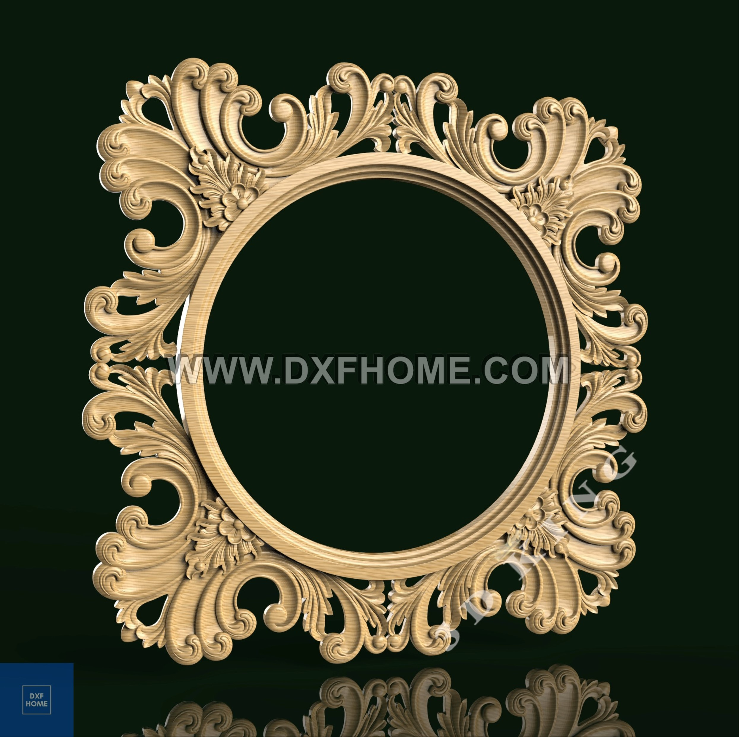 Circle Frame STL 68 Circle Frame STL 68