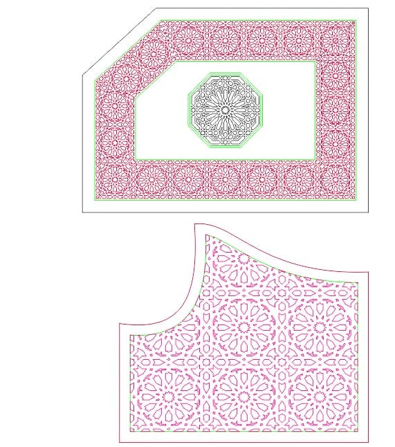 22 Salon Marocain DXF