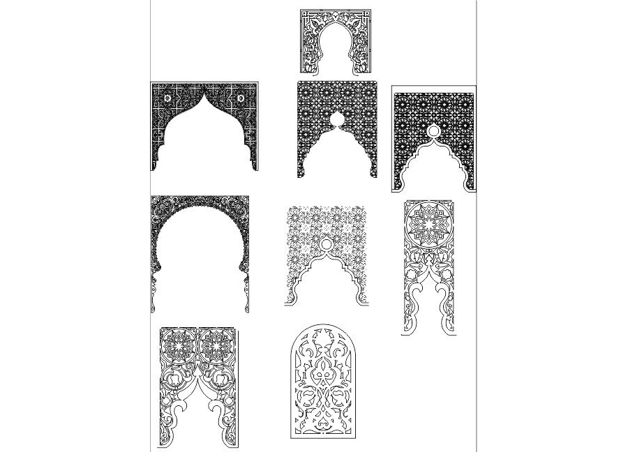 Arches Décoratives Marocaines 001