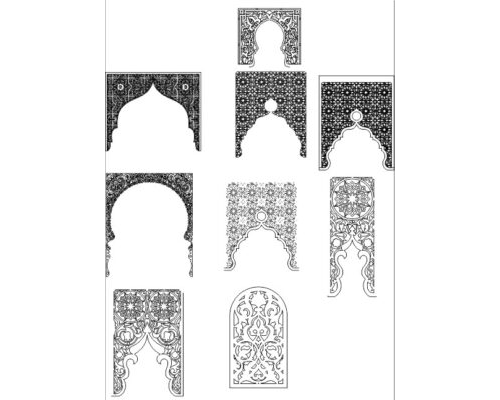 Arches Décoratives Marocaines 001