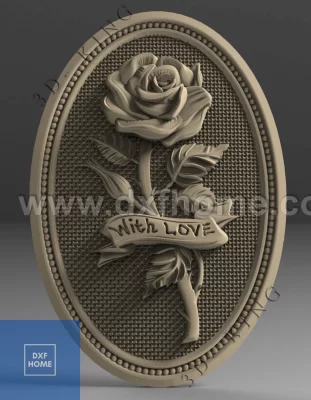 Rose Pattern STL 30