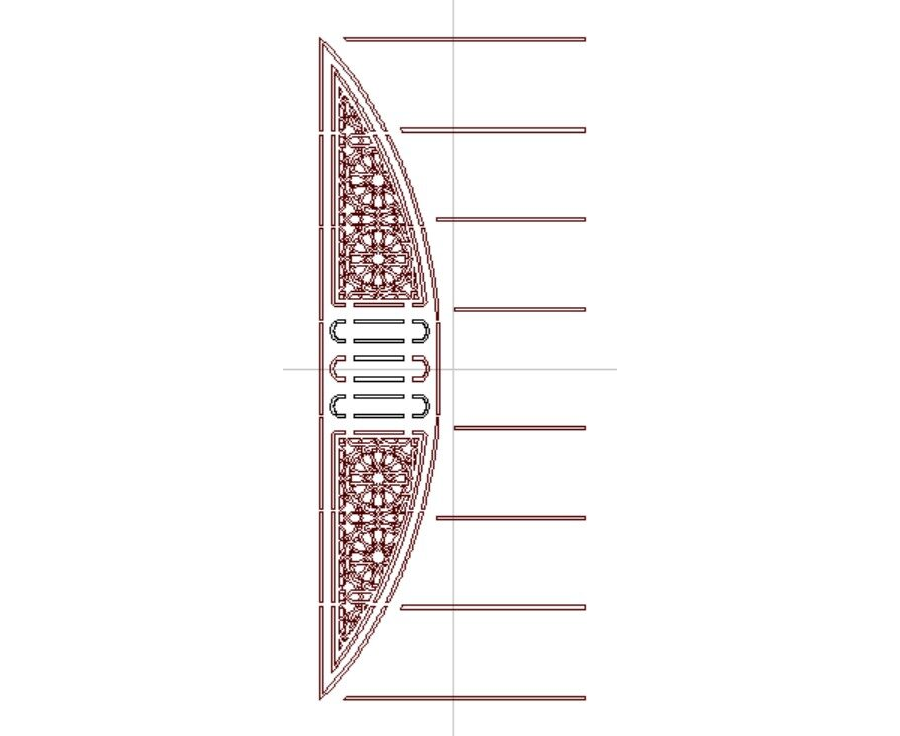 Doors أبواب Arabic DXF 004